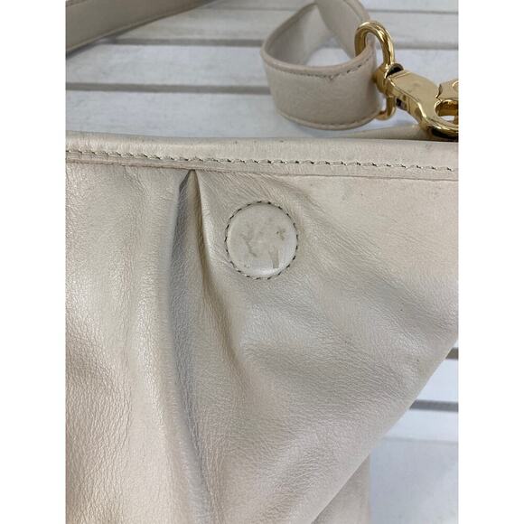 TORY BURCH MEDIUM IVORY LEATHER VERONA FOLDOVER CROSSBODY BAG - Picture 5 of 16